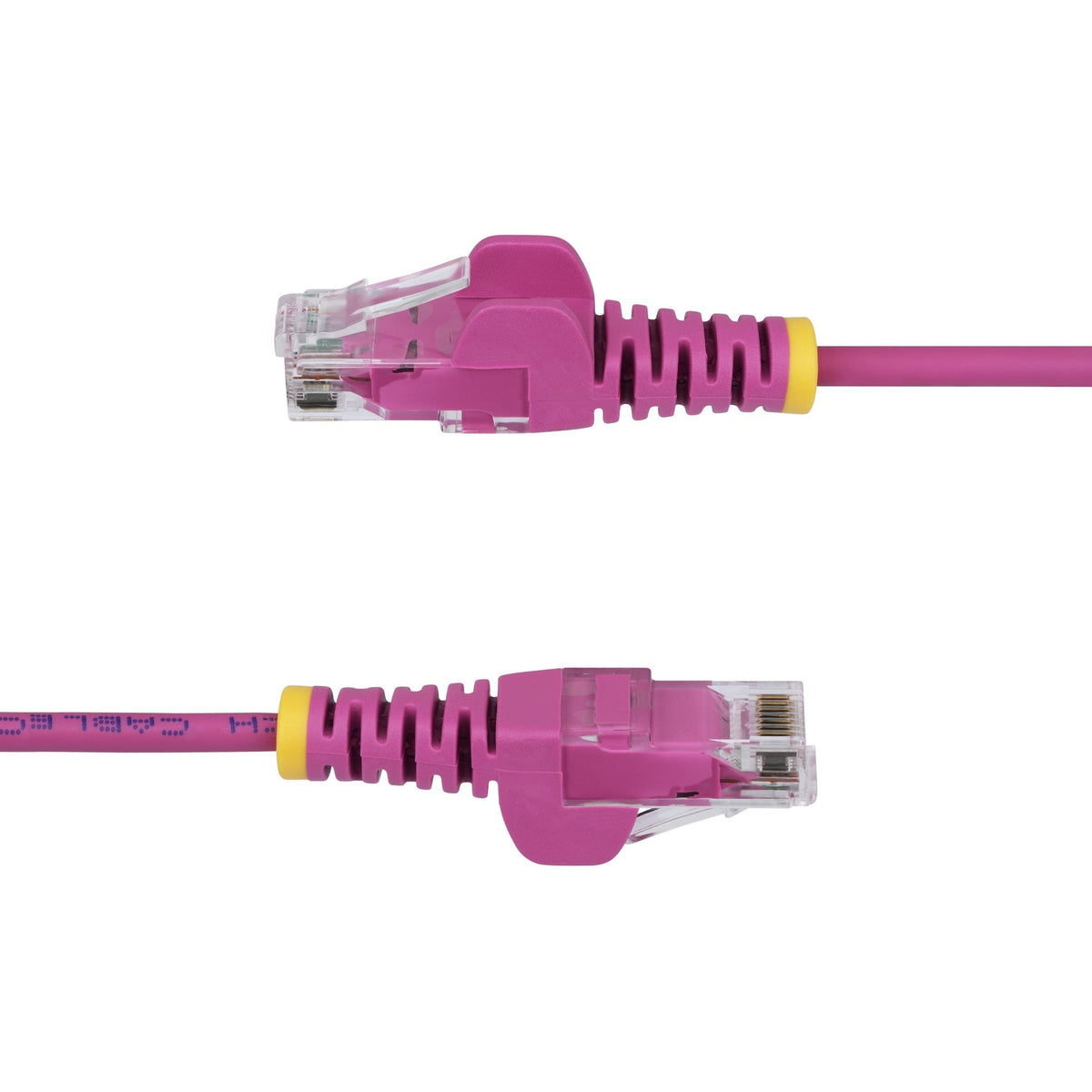 Star Tech 3m Pink Slim CAT6 Ethernet Cable, Snagless, 100W PoE, UTP, LSZH, 28AWG Pure Bare Copper Wire, Slim RJ45 Network Patch Cord w/Strain Reliefs, Individually Tested