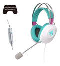 ASUS TUF Gaming H1 Gen II Hatsune Miku Edition Headset Wired Head-band USB Type-A Pink, Turquoise, White